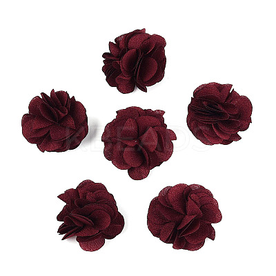 Polyester Fabric Flowers FIND-ZX004-11-02-1