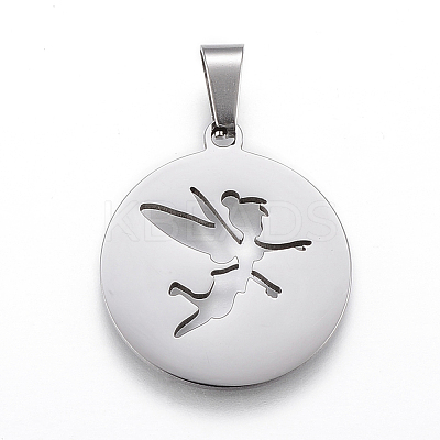 Non-Tarnish 304 Stainless Steel Pendants STAS-I086-04P-08-1