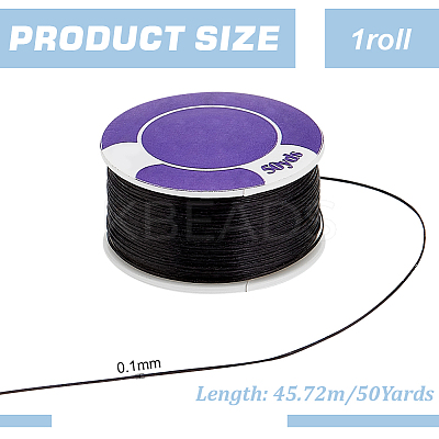 50 Yards Nylon Thread DIY-WH0568-65C-1