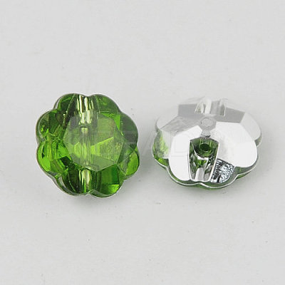 Taiwan Acrylic Rhinestone Buttons X-BUTT-F021-13mm-M-1
