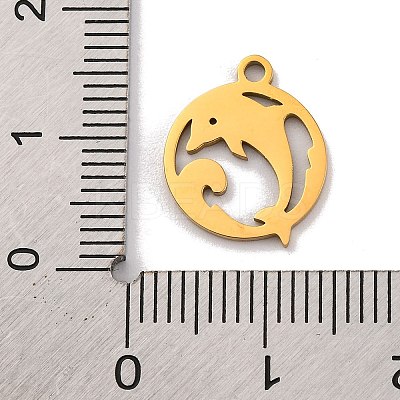 201 Stainless Steel Charms LS-STAS-U016-06G-01-1