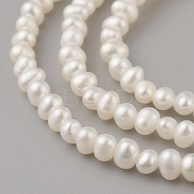 Natural Cultured Freshwater Pearl Beads Strands PEAR-G007-36-1