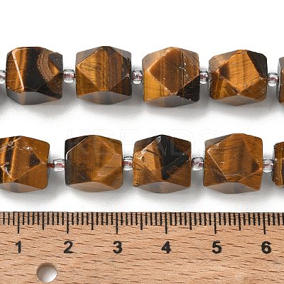 Natural Tiger Eye Beads Strands GG-CBAF8A8-A07-01-1
