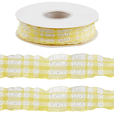 Cloth Plaid Ribbon OCOR-WH20071-001A-1