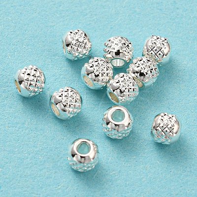 201 Stainless Steel Beads STAS-A057-01A-S-1
