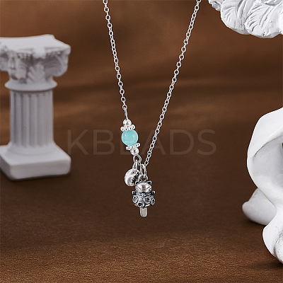 1Pc S925 Sterling Silver Pendants STER-BC0003-20C-1