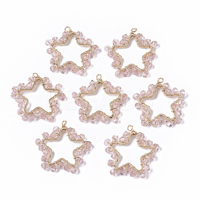 Glass Pendants KK-S354-005A-NF-1