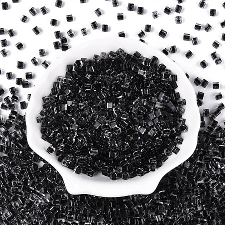 Transparent Inside Colours Glass Seed Beads SEED-T007-11A-1