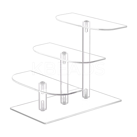 3-Tier Acrylic Action Figure Display Riser Stands ODIS-WH0026-30-1