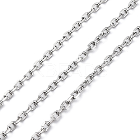 304 Stainless Steel Cable Chains CHS-M009-12P-02-1