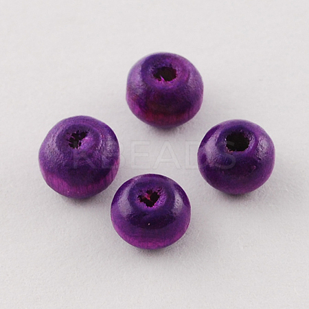Natural Wood Beads X-W02KQ051-1