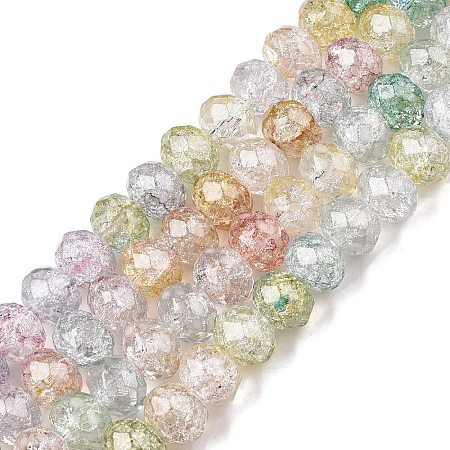 Transparent Glass Beads Strands GLAA-T023-10mm-A07-1