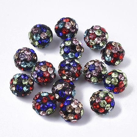 Pave Disco Ball Beads RB-T017-02-25-1