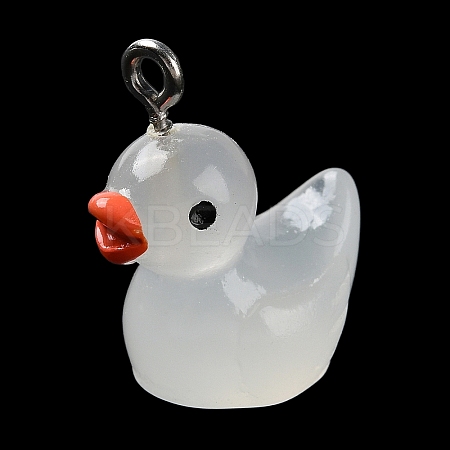 Luminous Opaque Resin Cartoon Pendants LS-CRES-Z004-01C-P-1