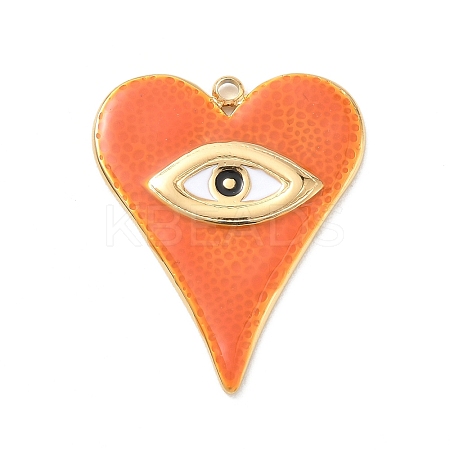304 Stainless Steel Enamel Pendants STAS-F360-16G-03-1