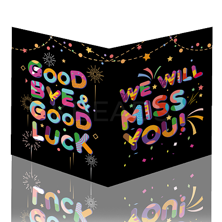 Rectangle Paper Farewell Greeting Card AJEW-WH0522-001-1
