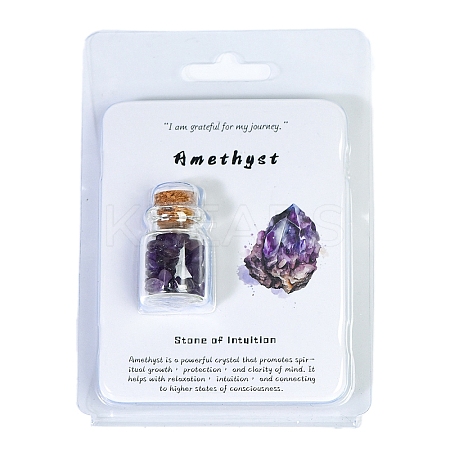 Natural Amethyst Wishing Bottle Display Decorations PW-WGEF7B7-31-1