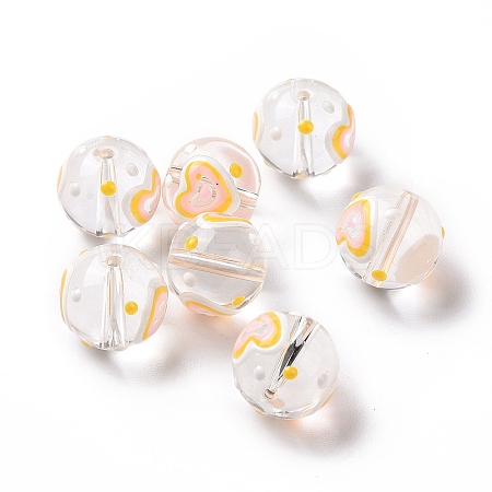 Transparent Glass Beads LAMP-B021-03A-07-1