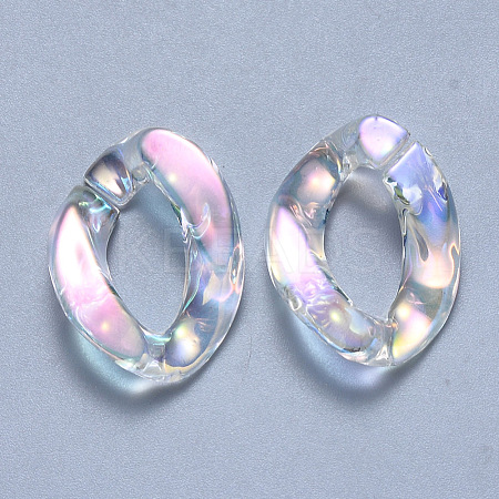 Transparent Acrylic Linking Rings X-OACR-S036-001A-D01-1
