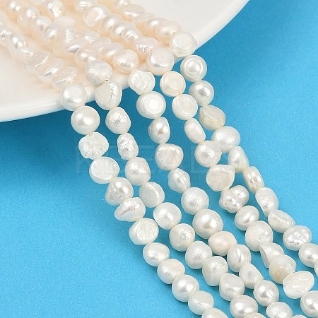 Natural Cultured Freshwater Pearl Beads Strands PEAR-P064-19G-04A-1