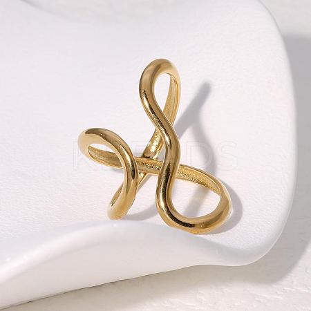 Zinc Alloy Adjustable Open Cuff Rings for Women FS-WGC55D1-01-1