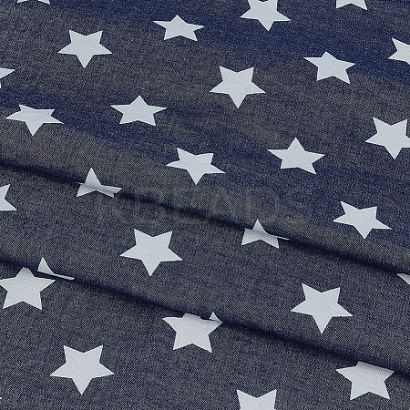 Cotton Denim Fabric DIY-WH0504-775A-01-1
