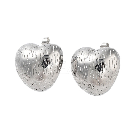 Non-Tarnish 304 Stainless Steel Stud Earrings for Women EJEW-D095-02P-1