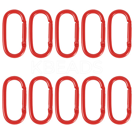 10Pcs Alloy Spring Gate Rings FIND-TA0009-25F-1