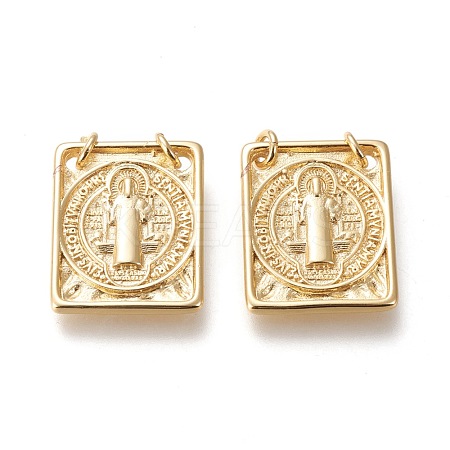 Brass Pendants KK-M209-04G-1