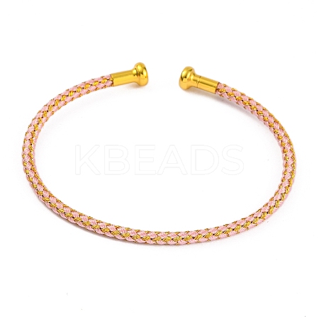 Braided Carbon Steel Wire Bracelet Making MAK-A017-B41-1