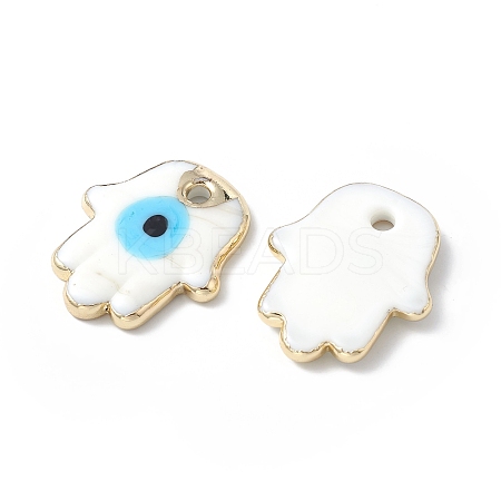 Brass Enamel Pendants KK-A176-04G-05-1