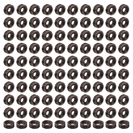300Pcs Tibetan Style Alloy Spacer Beads FIND-ME0002-29R-1