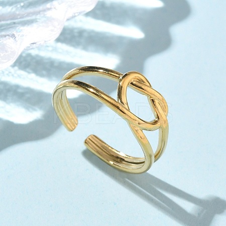 304 Stainless Steel Cuff Rings RJEW-P150-12G-1