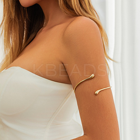 Alloy Arm Cuff Bangles for Women WG62482-01-1