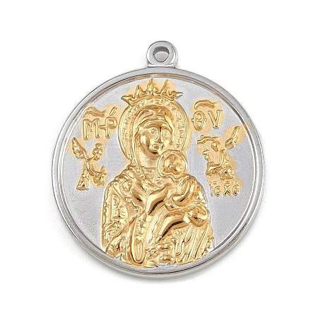 304 Stainless Steel Pendants STAS-K311-04GP-1