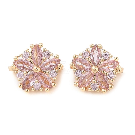 Brass Pave Cubic Zirconia Spacer Bars LS-KK-B090-03A-02G-1