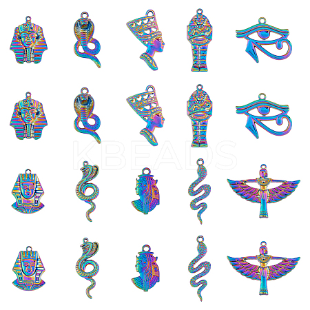 2 Sets Alloy Pendants PALLOY-DC0001-10-1