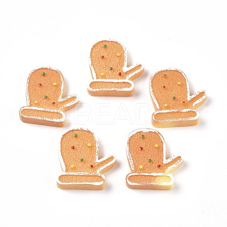 Christmas Theme Resin Cabochons RESI-CJC0001-37G-1