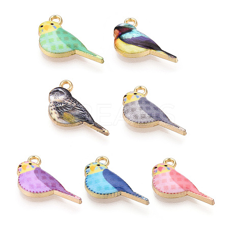 Printed Alloy Pendants ENAM-N056-205-1