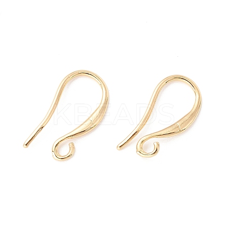 Brass Earring Hooks LS-KK-I684-04G-NR-1