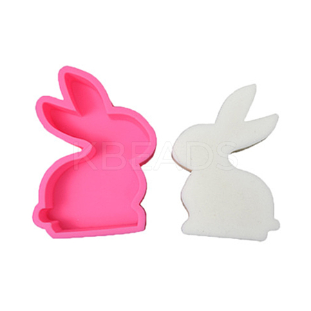 Easter Rabbit DIY Candle Silhouette Silicone Molds LS-CAND-M001-01D-1