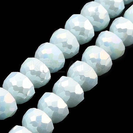 AB Color Plate Glass Beads Strands EGLA-P051-02A-B05-1