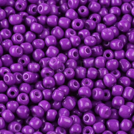 (Repacking Service Available) Baking Paint Glass Seed Beads SEED-C024-B-K13-1