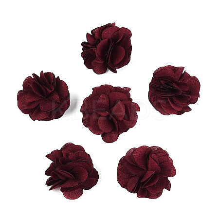 Polyester Fabric Flowers FIND-ZX004-11-02-1