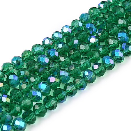 Electroplate Glass Beads Strands LS-EGLA-A044-T4mm-L18-1
