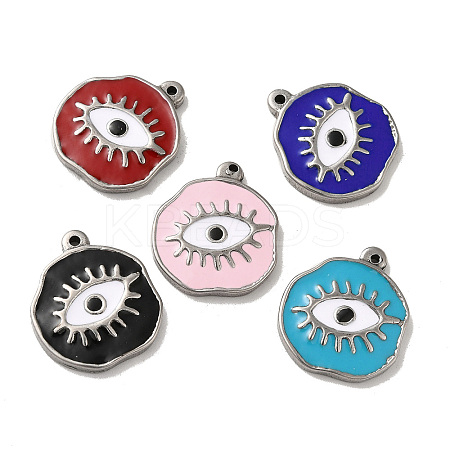 304 Stainless Steel Charms STAS-C074-06P-1