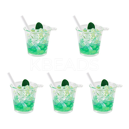 Transparent Resin Big Pendants LS-RESI-TAC0019-04A-1