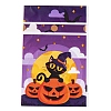 50Pcs Rectangle Halloween Candy Plastic Bags ABAG-U001-01K-4