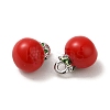 Brass Enamel Charms KK-S368-02P-02-2