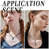 50Pcs 10 Colors Waxed Imitation Leather Cord Necklace Makings AJEW-SP0001-03-5